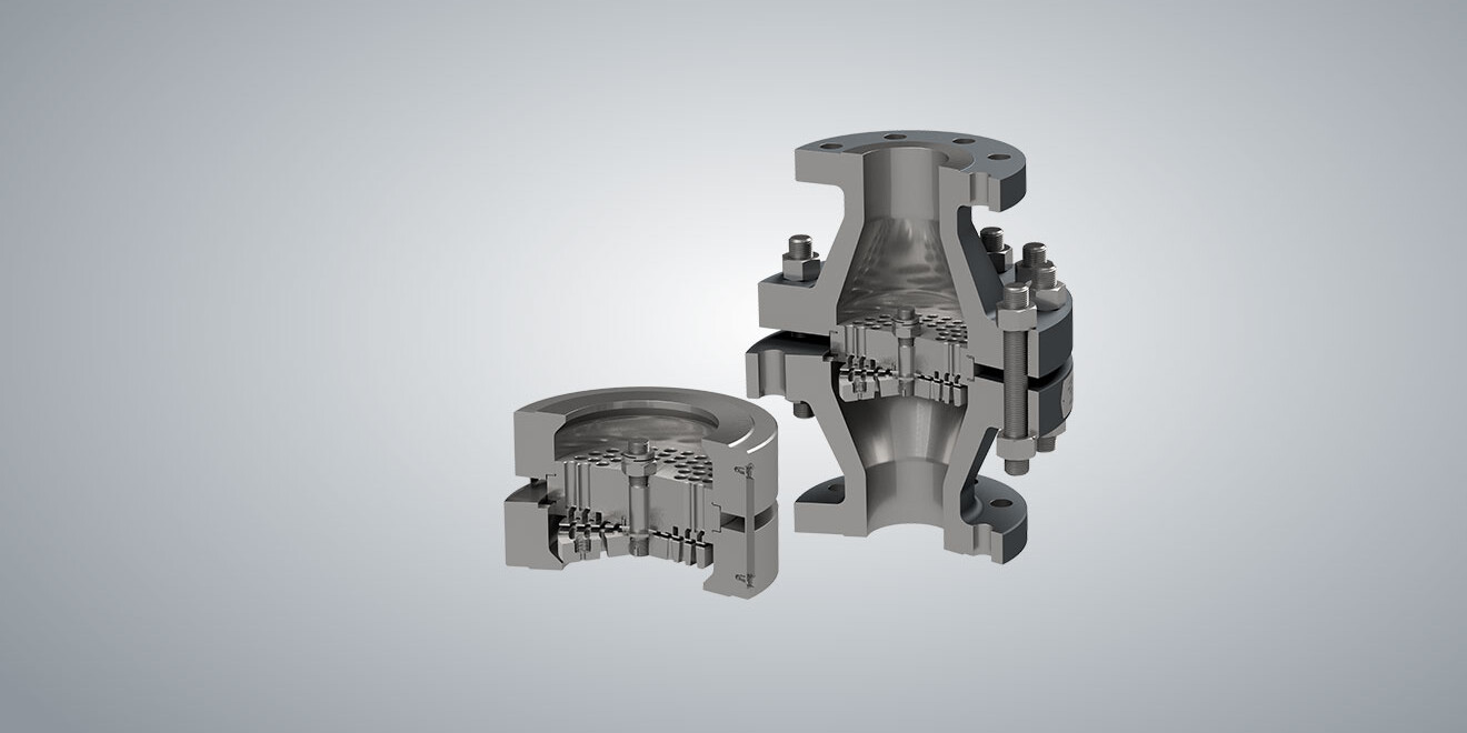 Plate Check Valves Plate Check Valves with compressor in the background