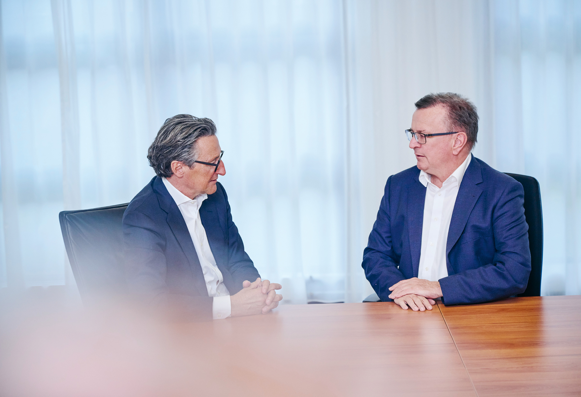 Dr. Martin Komischke mit Dr. Andreas Hünerwadelpiegl Dr. Martin Komischke mit Dr. Andreas Hünerwadel